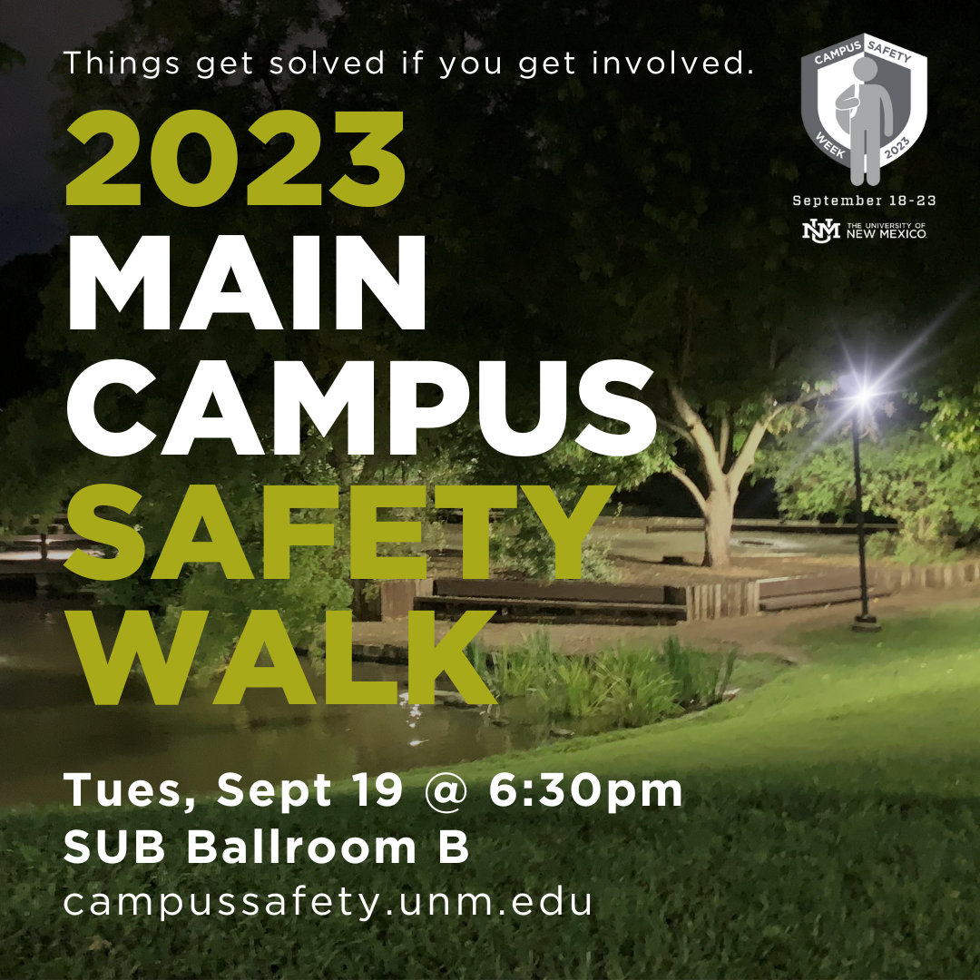 Campus Safety Week :: Campus Safety | The University of New Mexico