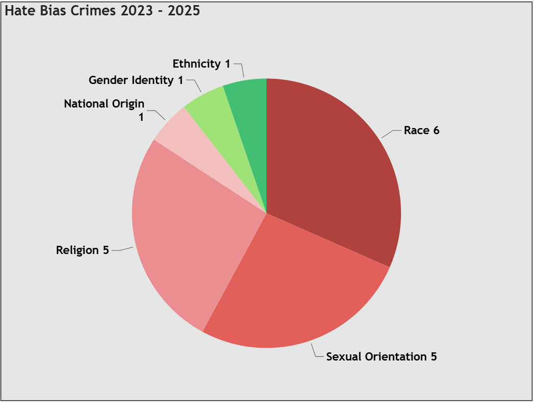 Hate Bias Crimes 2023-2025